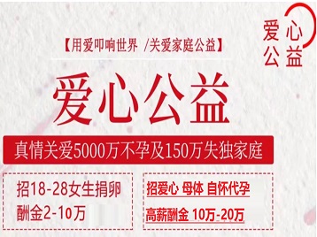 马关捐卵助孕生子 爱心志愿者招募